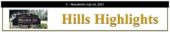 Hills Highlights - July 2017