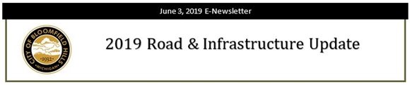 2019 Road and Infrastructure Update