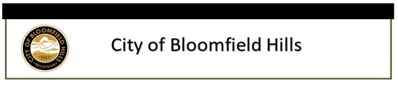 City of Bloomfield Hills E-Newsletter 